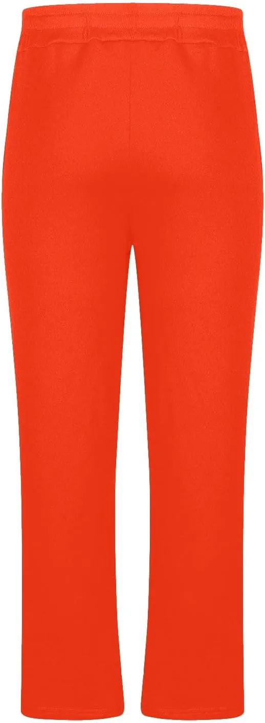 Men's Wide Leg Pants for Curvy Women,Stretchy Comfortable Lounge Pants