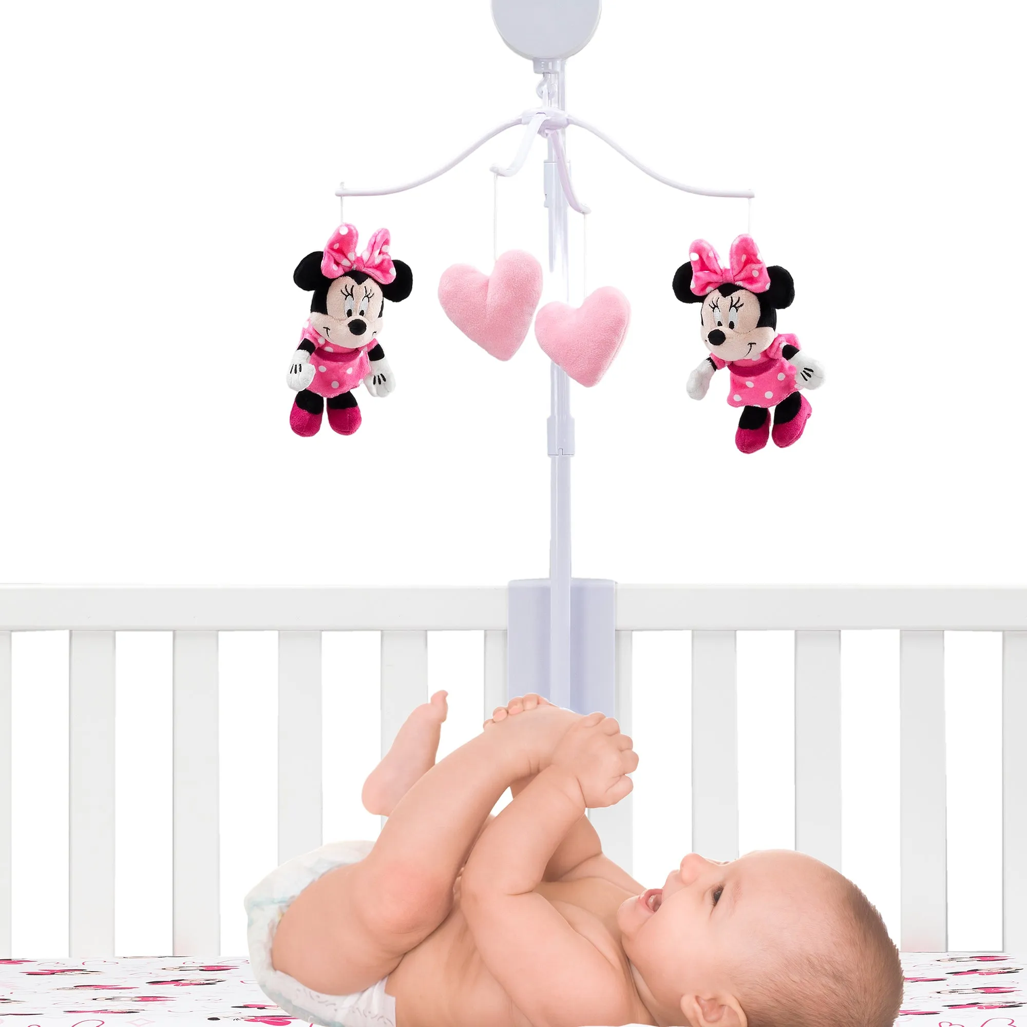 Minnie Mouse Love Musical Baby Crib Mobile