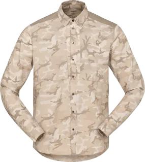 Norrøna Men&#x27;s Femund Light Shirt Beige Camo | Buy Norrøna Men&#x27;s Femund Light Shirt Beige Camo here | Outnorth