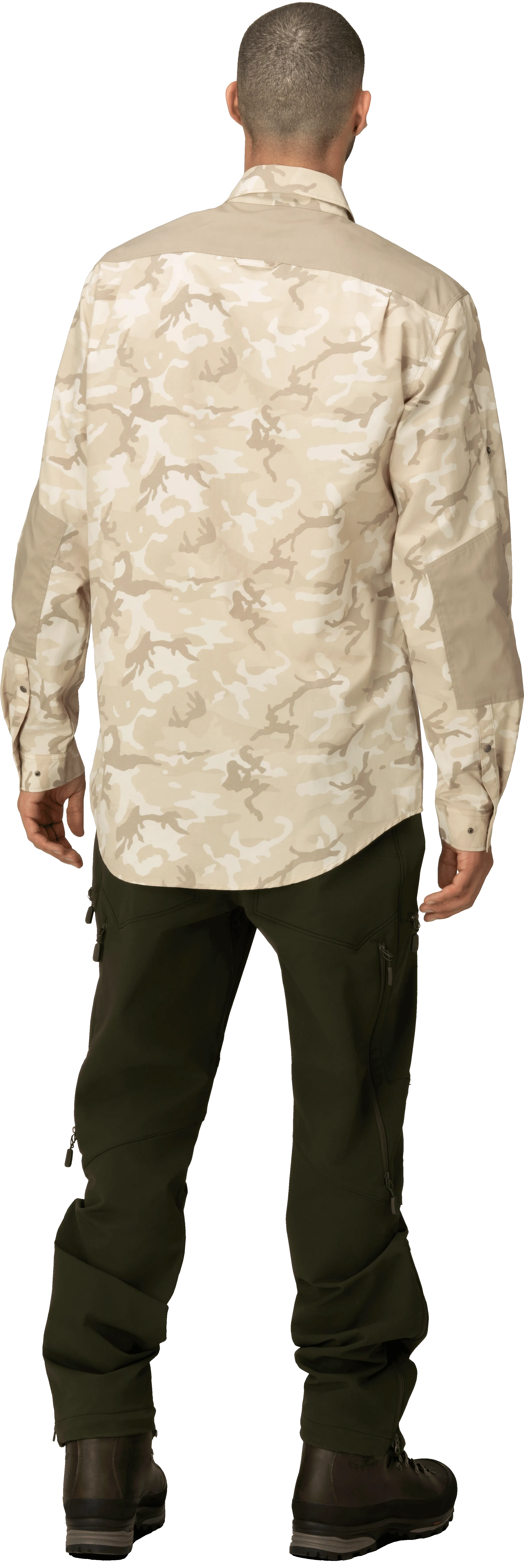 Norrøna Men&#x27;s Femund Light Shirt Beige Camo | Buy Norrøna Men&#x27;s Femund Light Shirt Beige Camo here | Outnorth