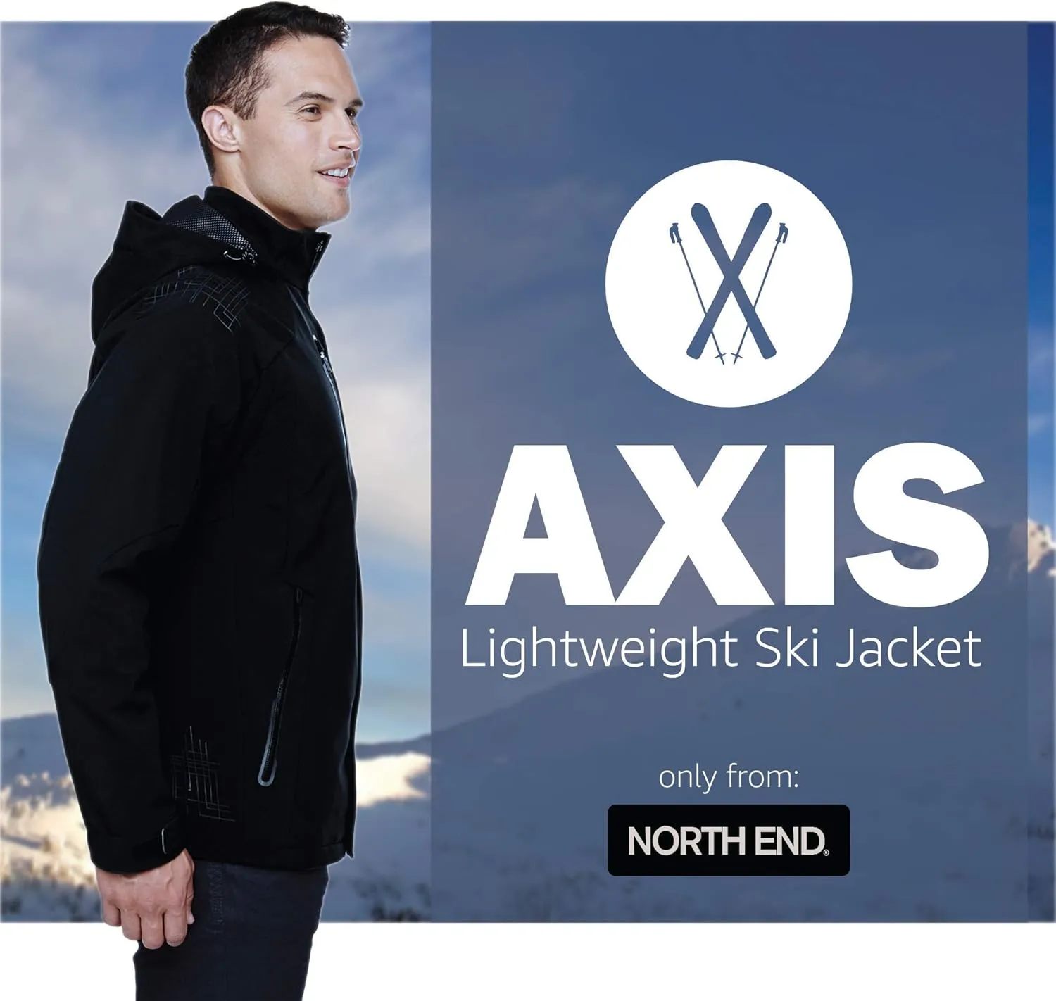 North End City Soft Shell - Men's Lightweight Water Resistant and Wind Resistant Jacket