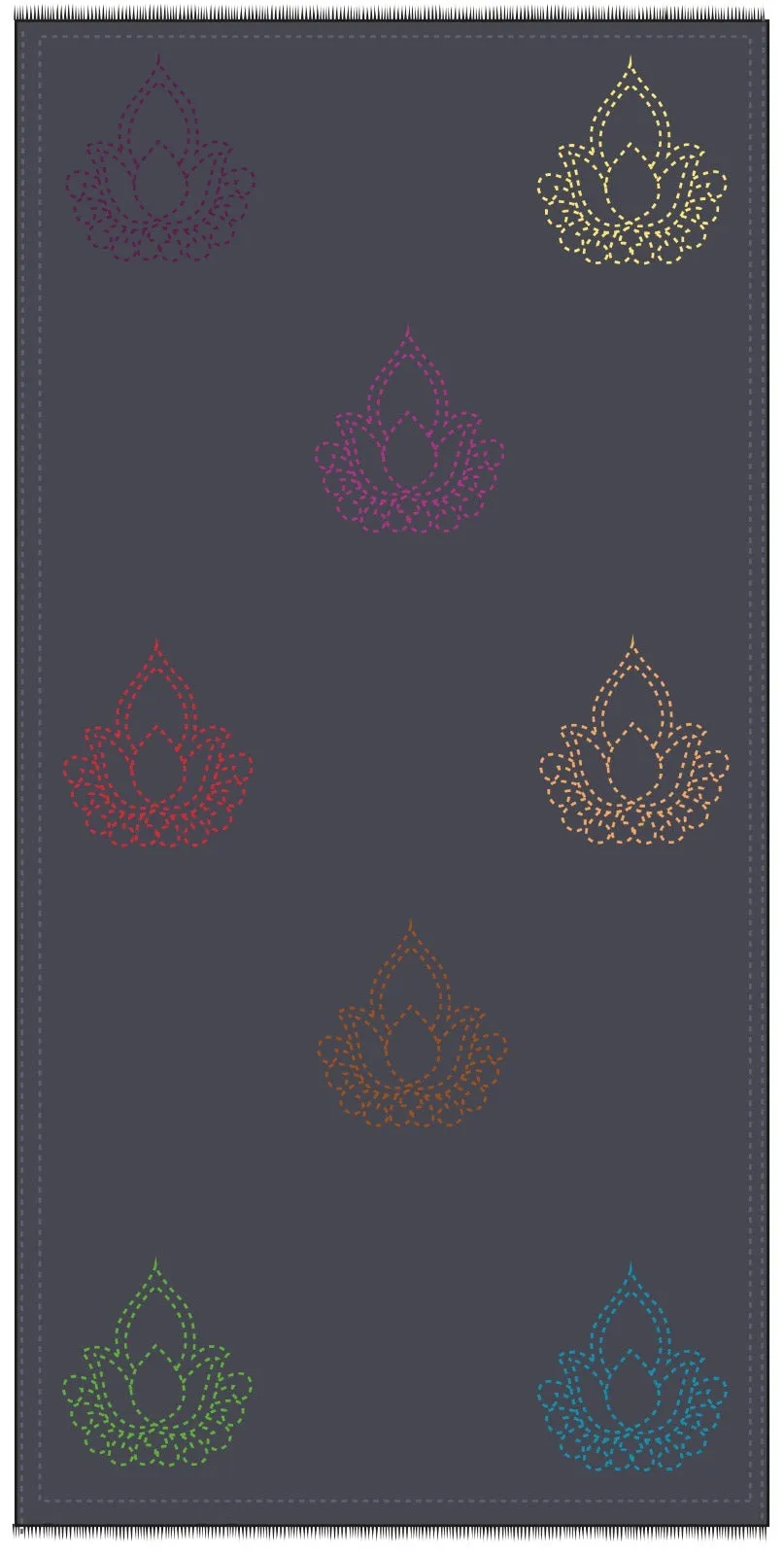Pashmina KAMAL 28"x80"