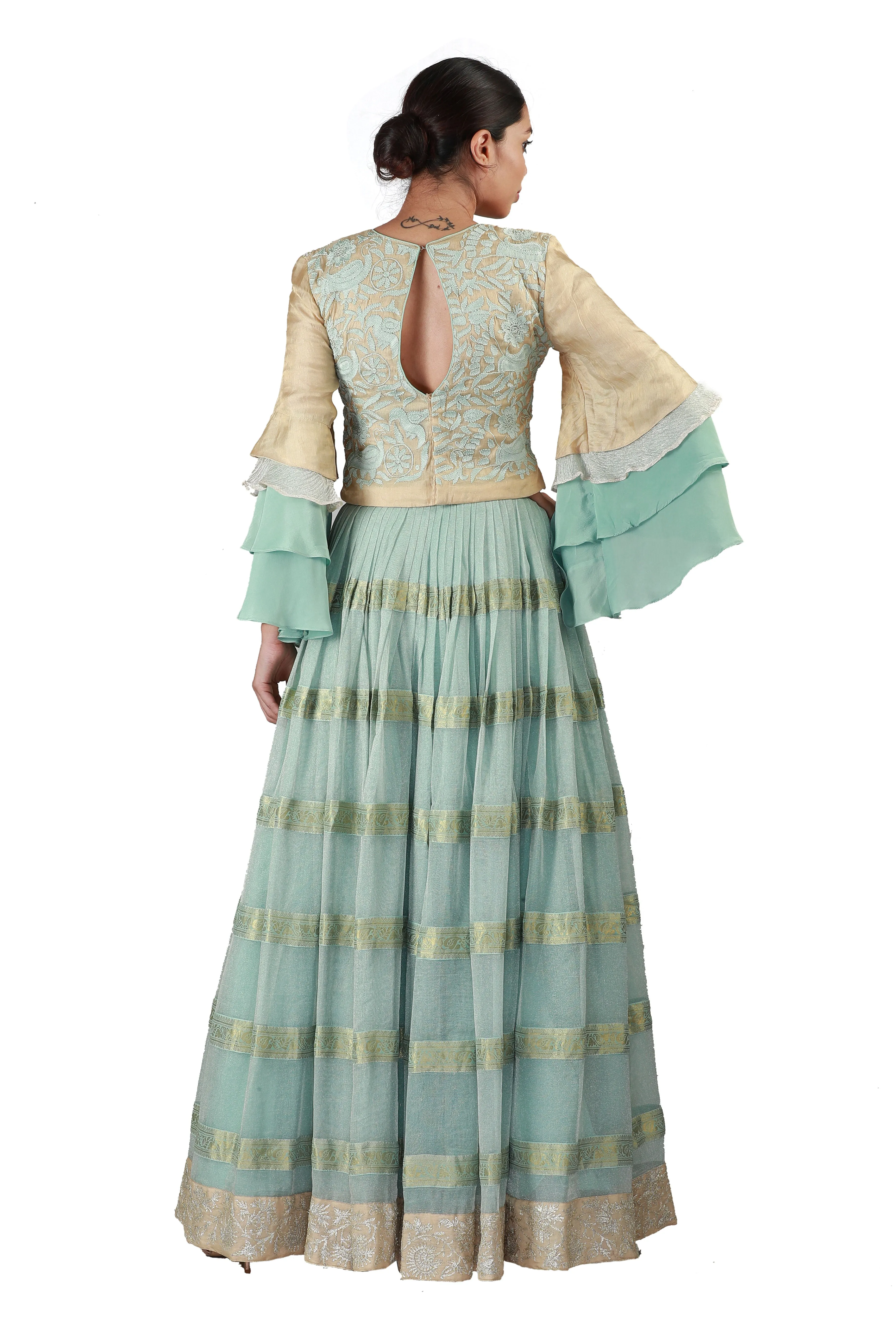 Powder Blue Lehenga