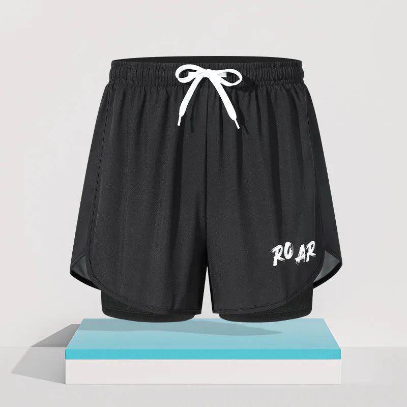 Professional men's double-layer boxer shorts suit