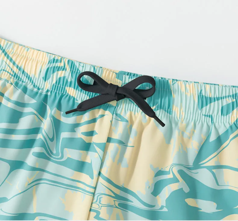 Professional men's double-layer boxer shorts suit