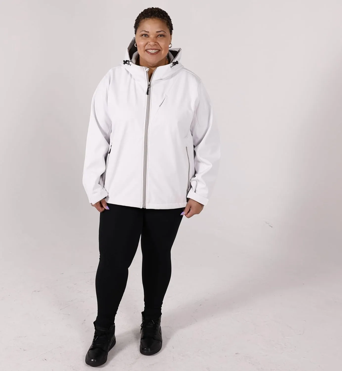 Pulse Women's Plus Size Soft Shell Jacket 1X 2X 3X CLEARANCE