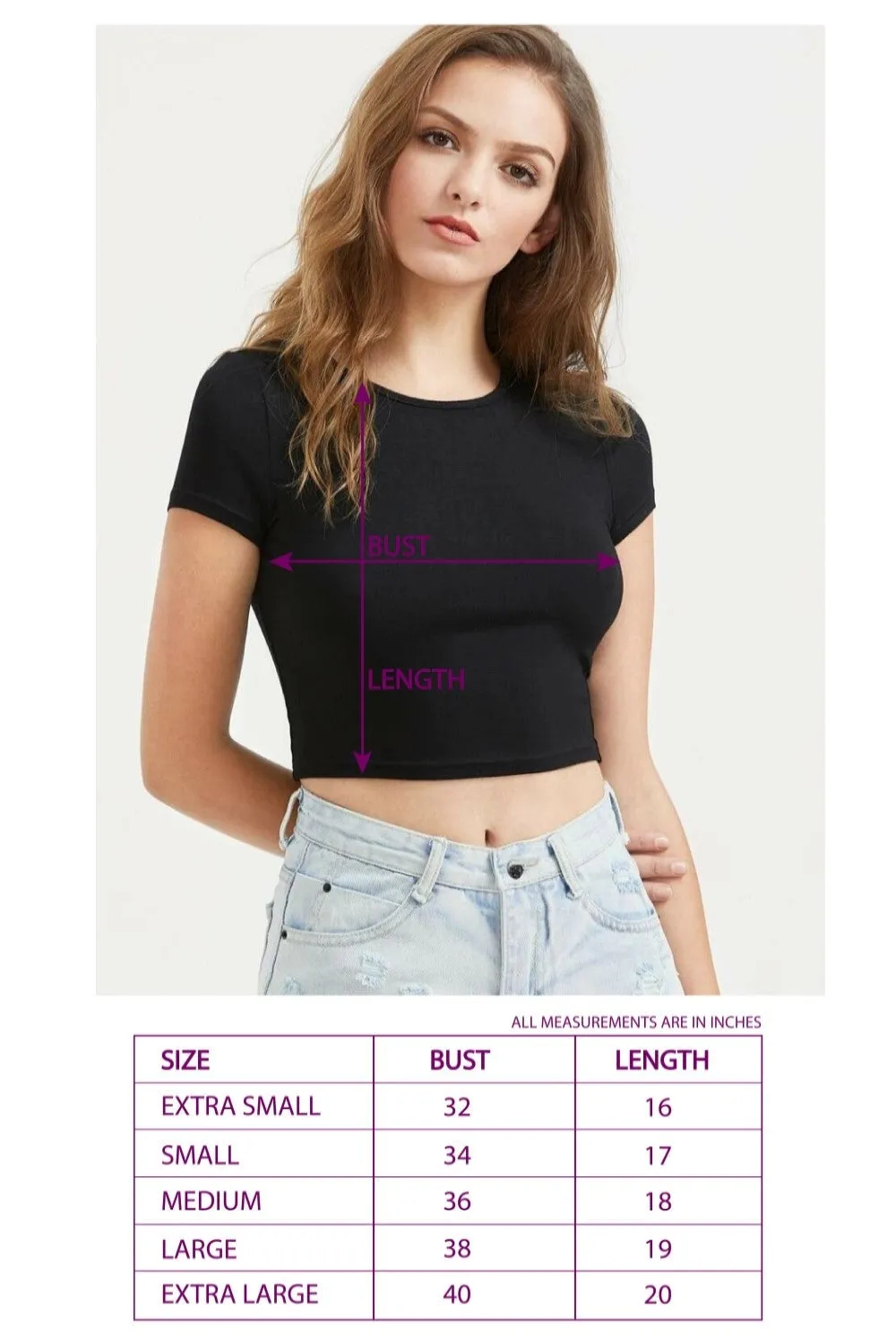 Ray Black Crop Top
