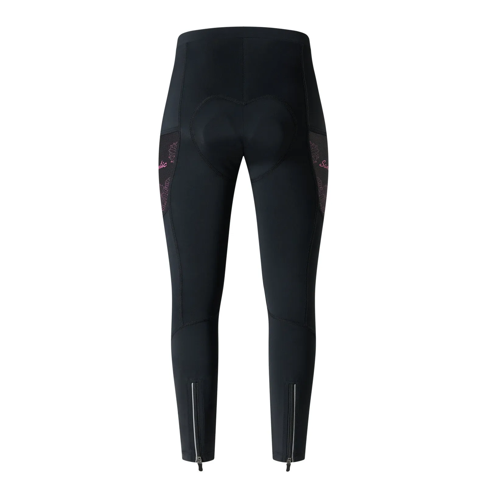 Santic Women's Cycling Pants 4D Padded Bicycle Tights Pink