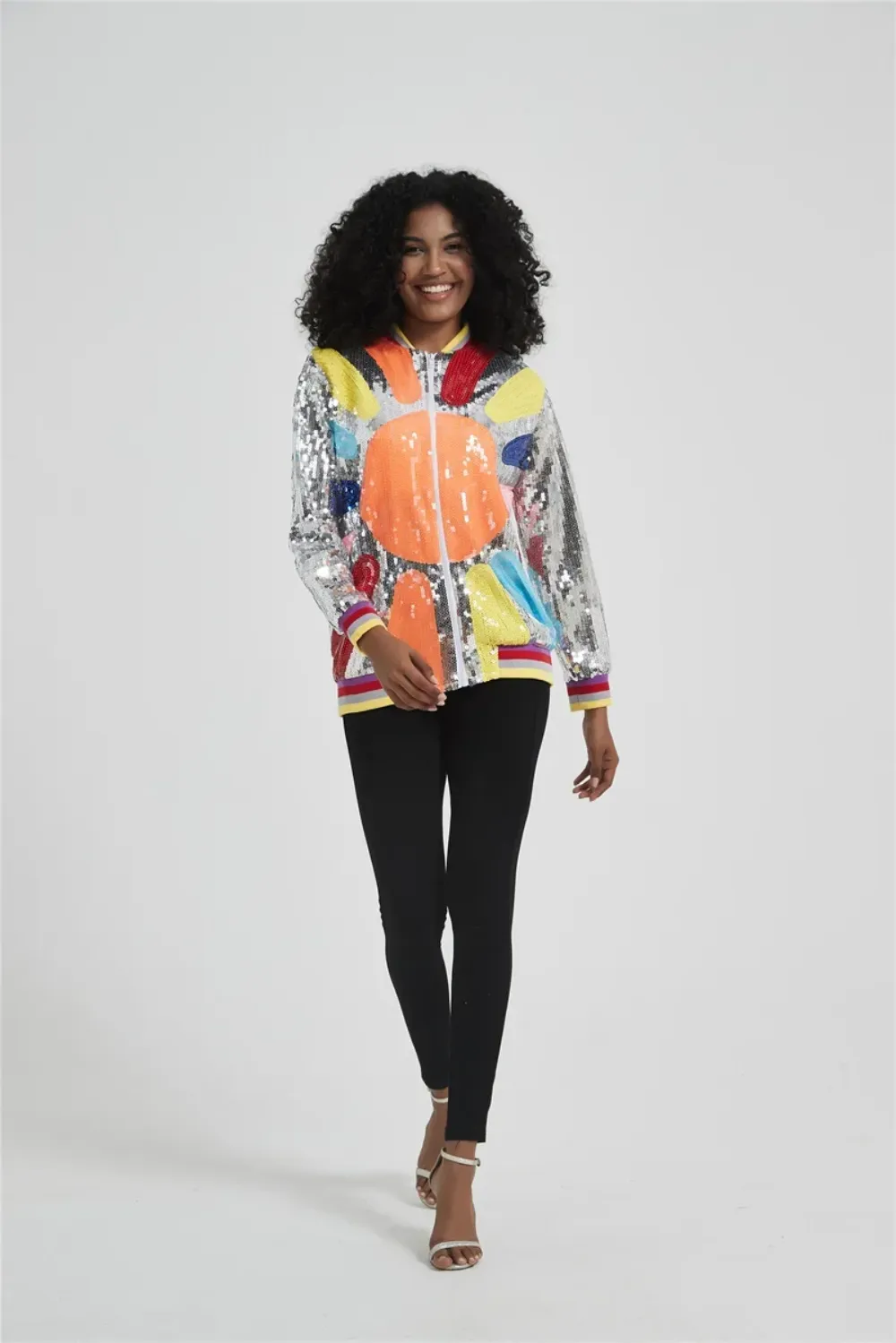 Shiny Happy People Wear Colourful Jacket