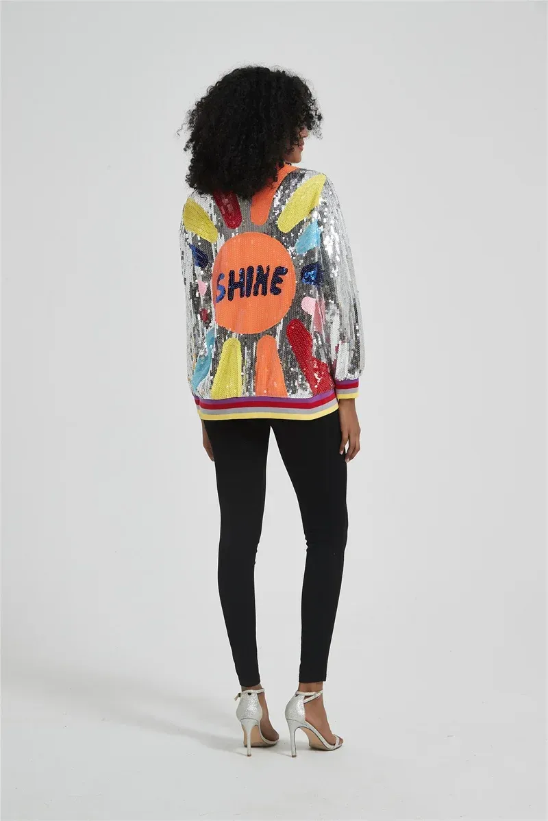 Shiny Happy People Wear Colourful Jacket