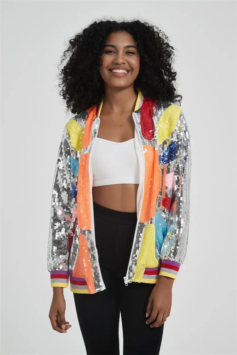 Shiny Happy People Wear Colourful Jacket