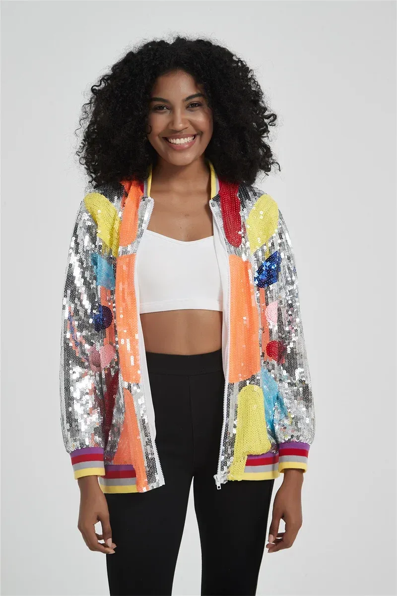 Shiny Happy People Wear Colourful Jacket