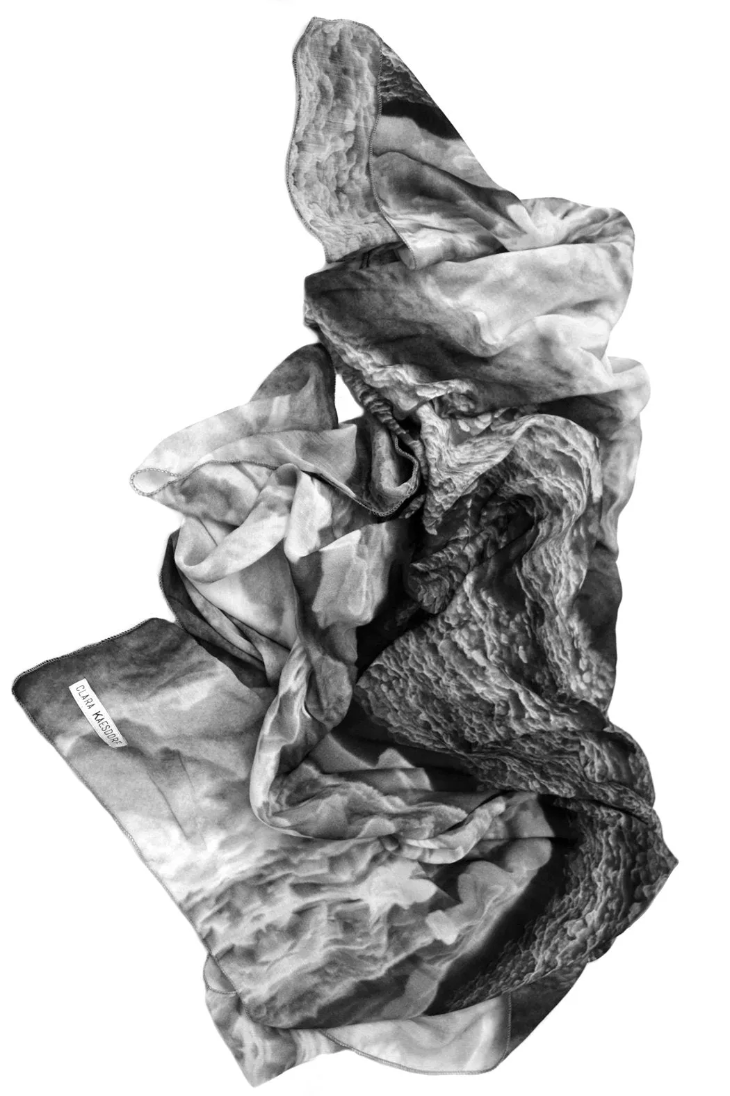 Silk Scarf Ice-Crystal
