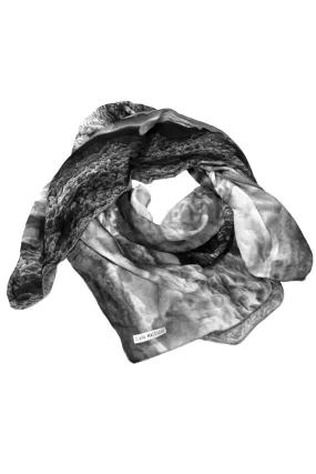 Silk Scarf Ice-Crystal