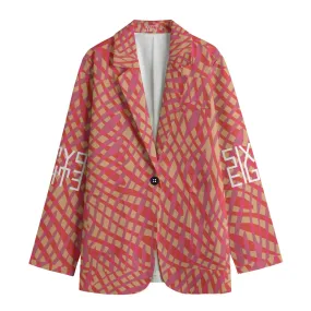Sixty Eight 93 Logo White Women's Leisure Blazer #12