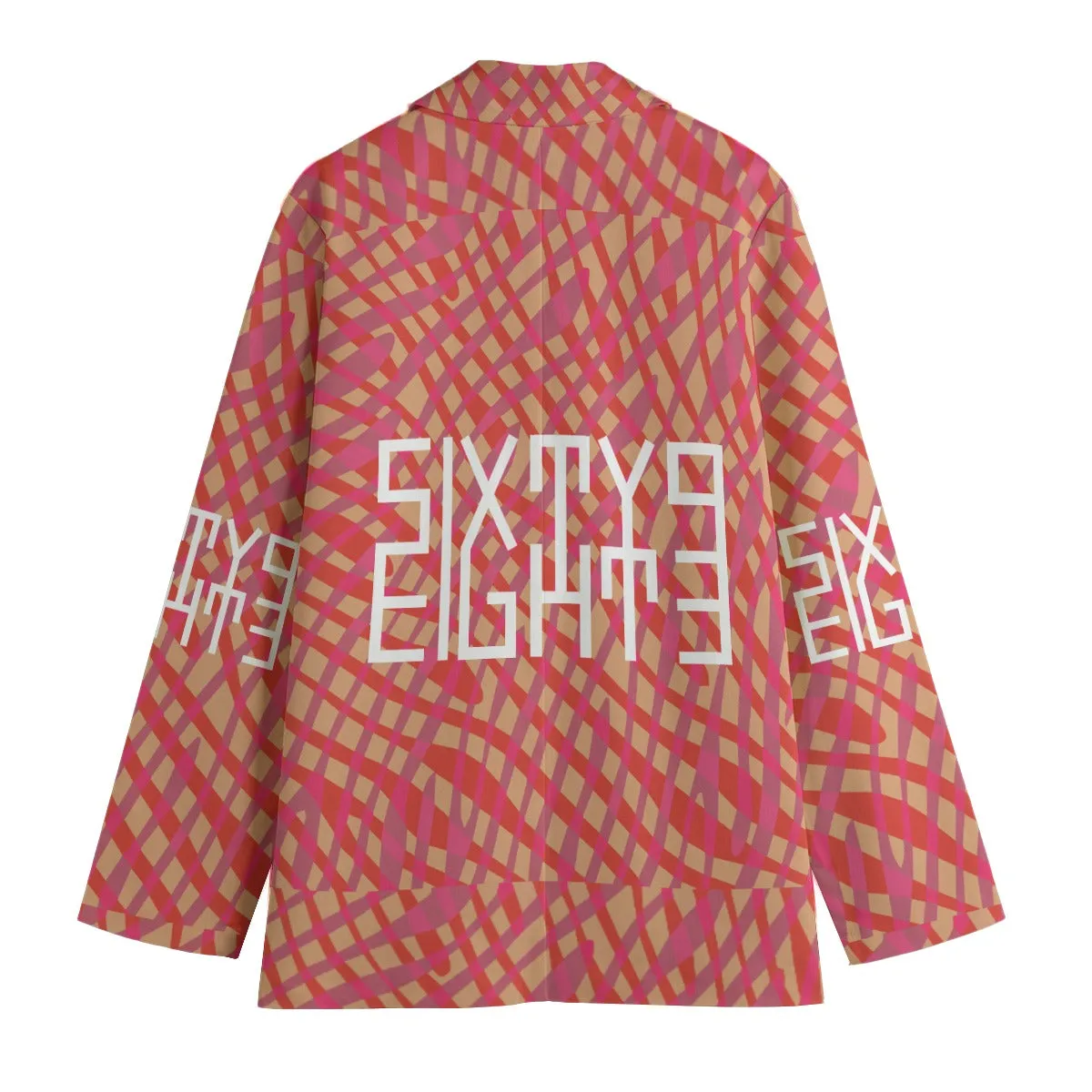 Sixty Eight 93 Logo White Women's Leisure Blazer #12