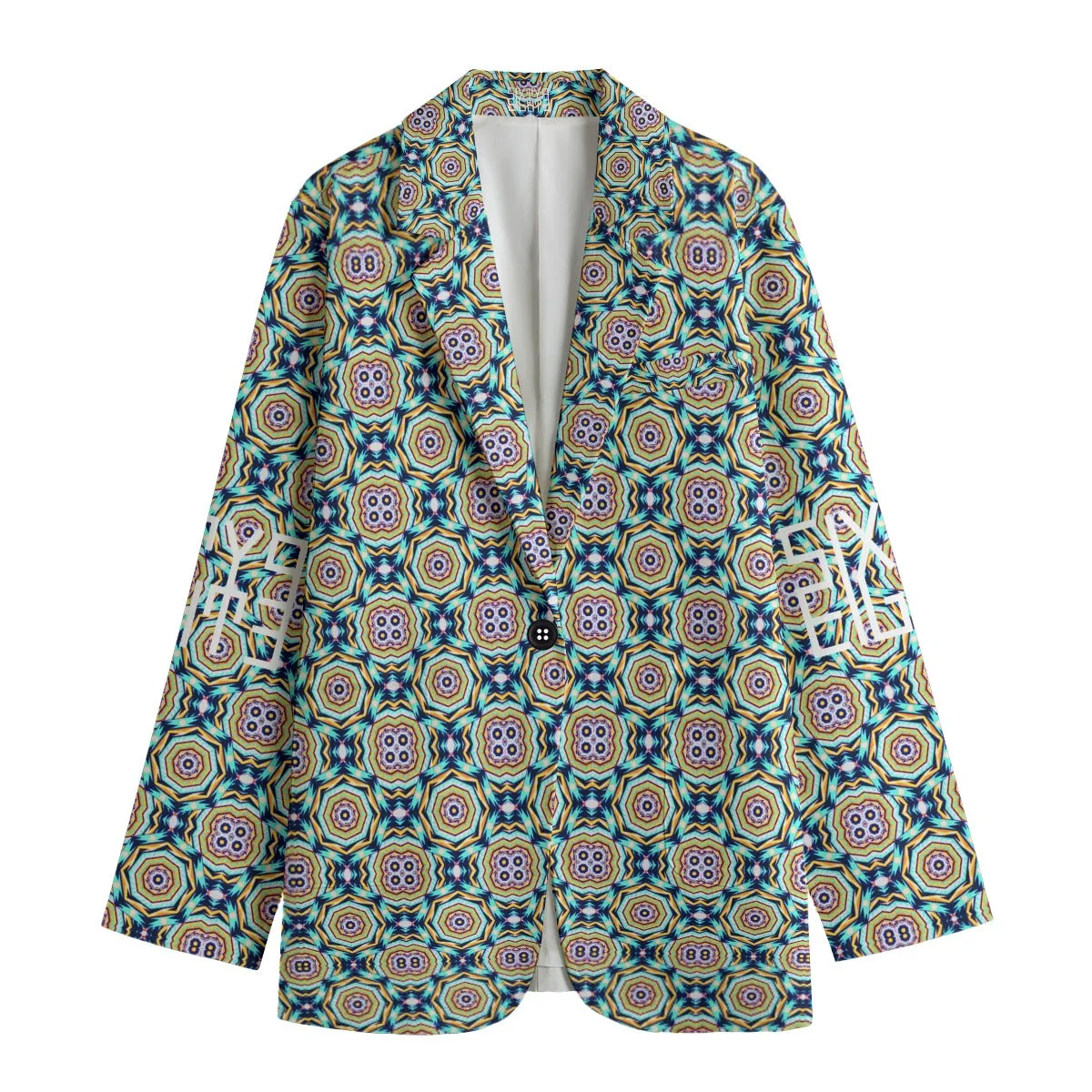 Sixty Eight 93 Logo White Women's Leisure Blazer #15