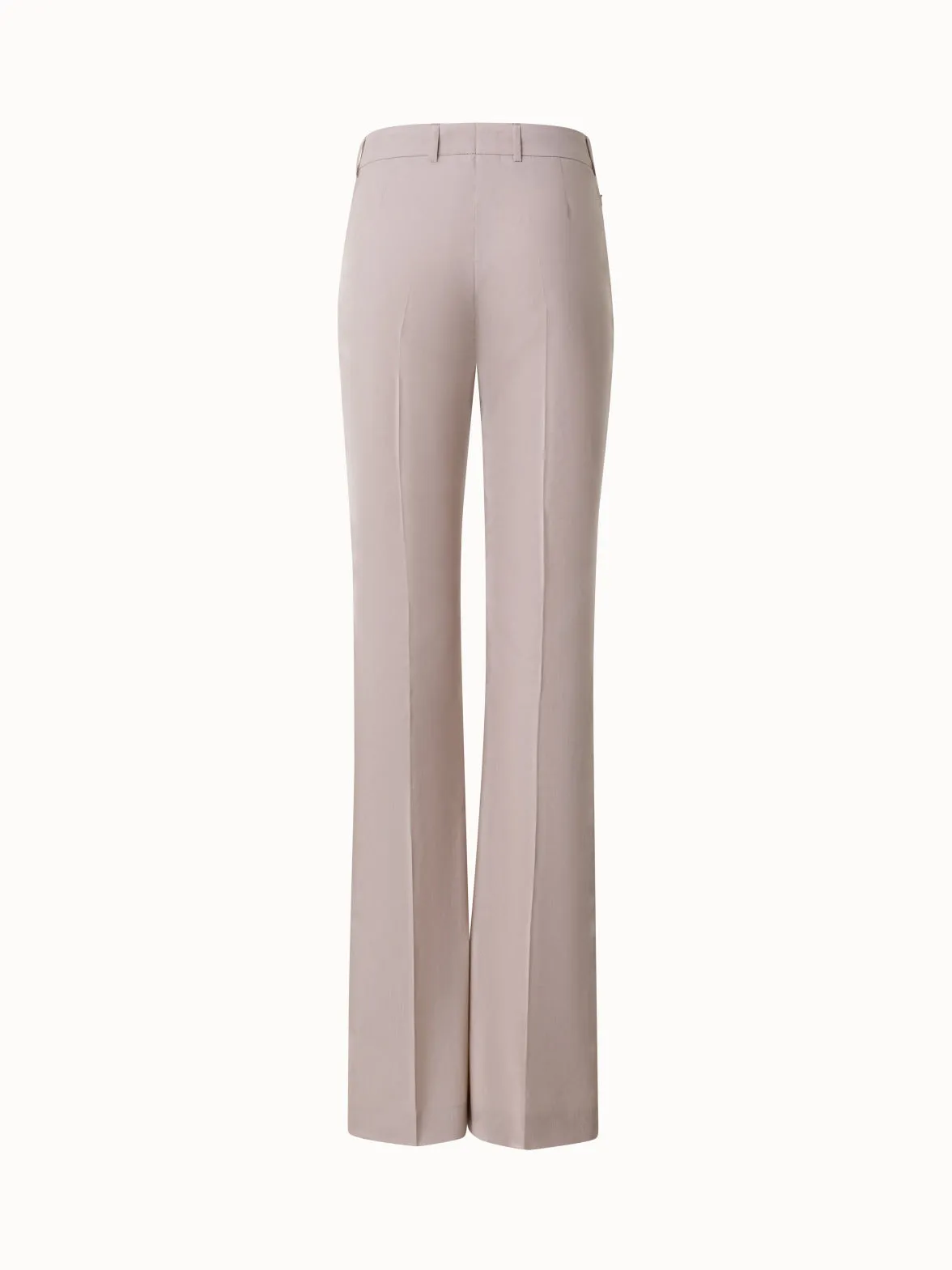 Slight Bootcut Cotton Poplin Pants