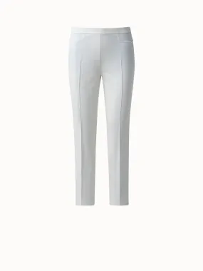Slim Ankle-Length Cotton Techno Stretch Pants