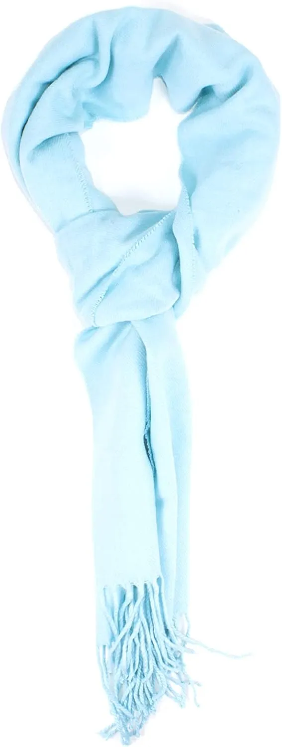 Soft Cashmere Feel Scarf for Women & Men Warm Lightweight Winter Shawl Wrap, Cozy Red Long Scarf Gift for Her & Him