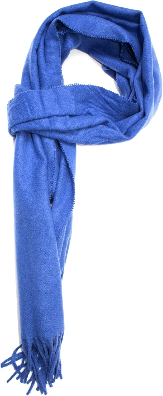 Soft Cashmere Feel Scarf for Women & Men Warm Lightweight Winter Shawl Wrap, Cozy Red Long Scarf Gift for Her & Him