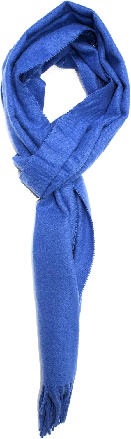 Soft Cashmere Feel Scarf for Women & Men Warm Lightweight Winter Shawl Wrap, Cozy Red Long Scarf Gift for Her & Him