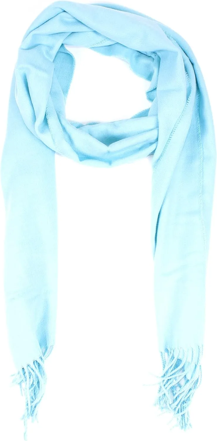 Soft Cashmere Feel Scarf for Women & Men Warm Lightweight Winter Shawl Wrap, Cozy Red Long Scarf Gift for Her & Him