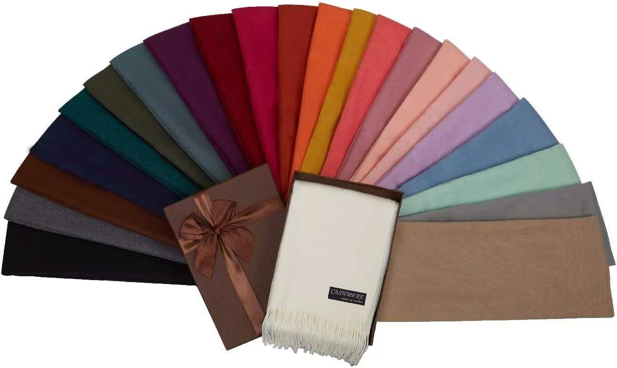 Soft Pashimina Feel Shawls and Wraps Elegant Cashmere Scarfs for Women Stylish Warm Blanket for All Season