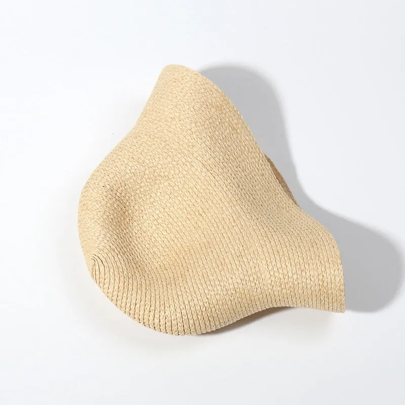 Sun Straw Bucket Hats - Foldable Beach Hats for Summer - Ladies Vacation Hat