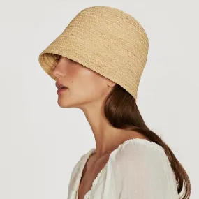 Sun Straw Bucket Hats - Foldable Beach Hats for Summer - Ladies Vacation Hat