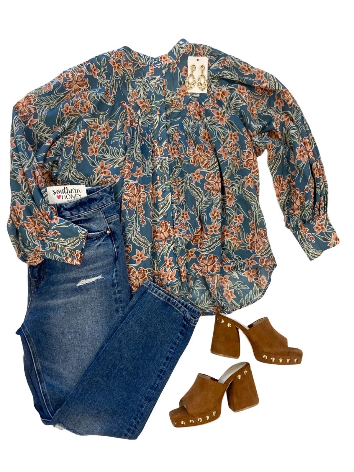 The Saphire Long Sleeve Blouse
