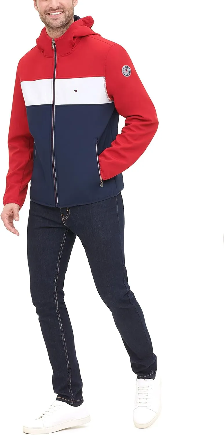 Tommy Hilfiger Men's Hooded Performance Soft Shell Jacket