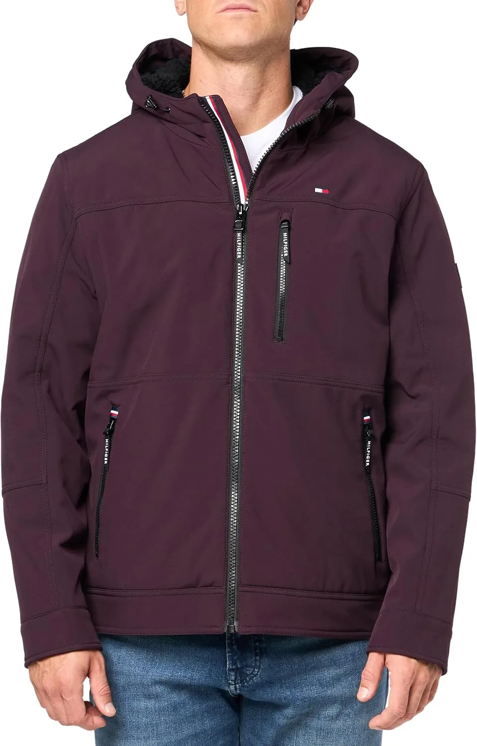 Tommy Hilfiger Men's Soft Shell Sherpa Lined Performance Jacket