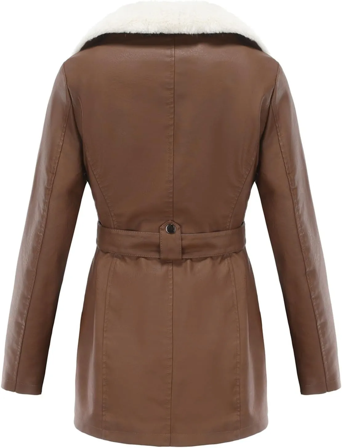 Trench Coat Trendy Oversized Zip Overcoats With Belt, Jacket Coat Trendy Oversized Zip Overcoats With Belt