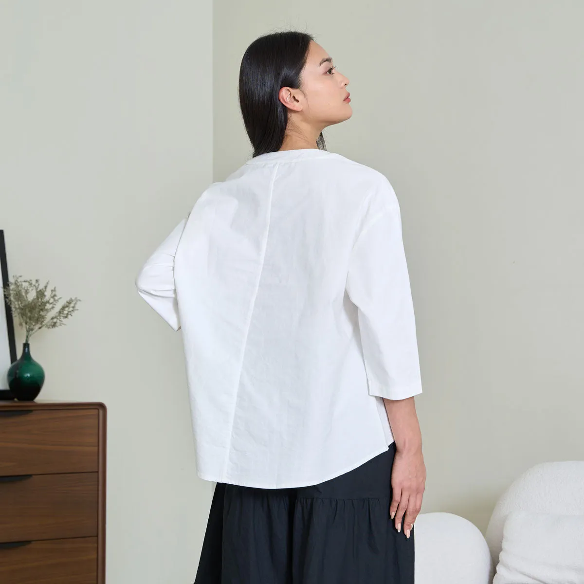 V-Neck Flowy Blouse