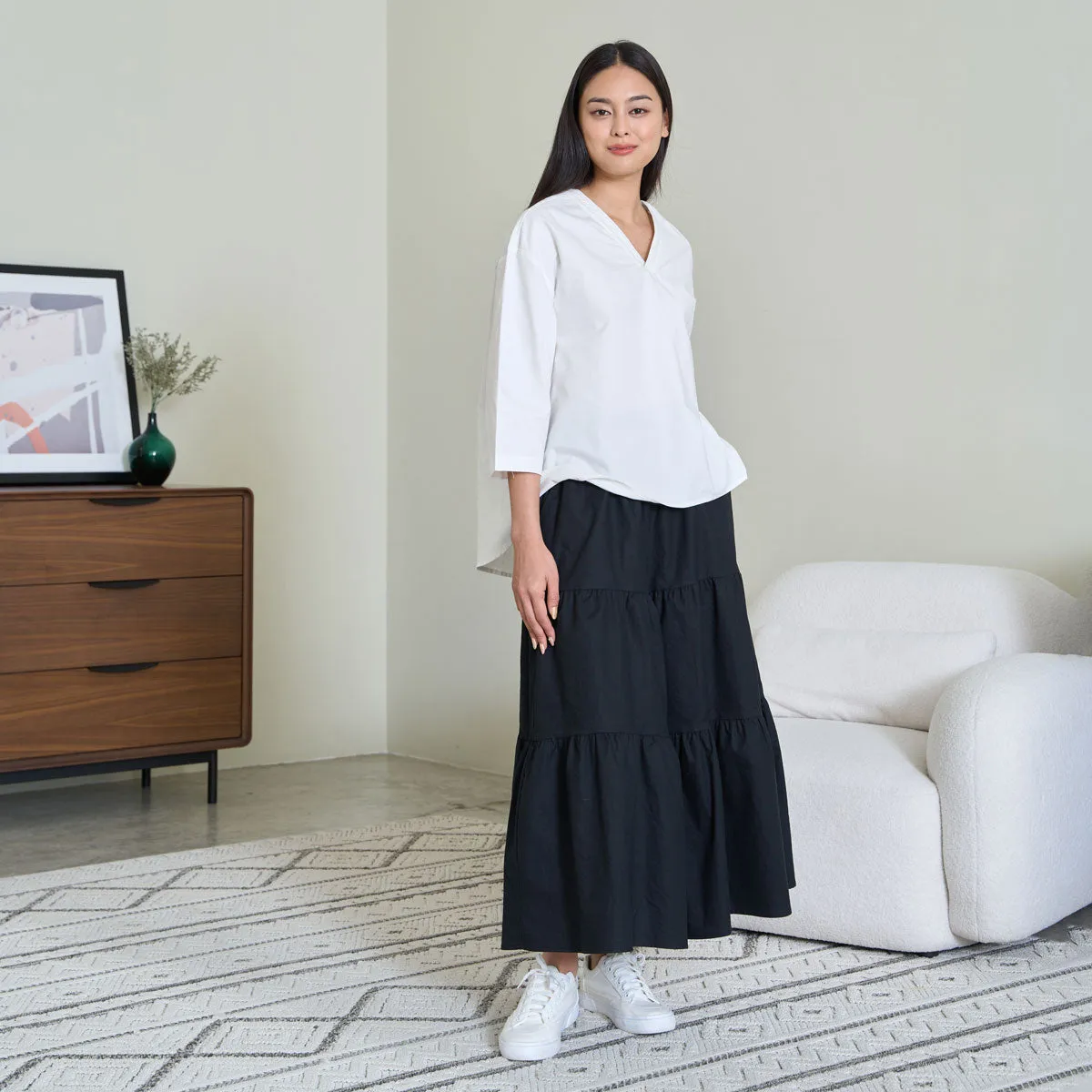 V-Neck Flowy Blouse