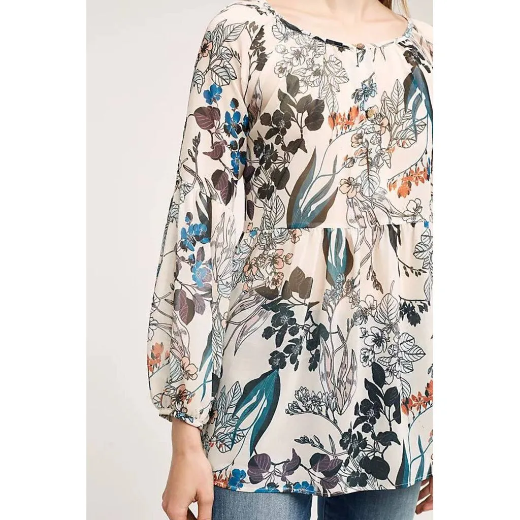 Wildling Peplum dRA Los Angeles Blouse - Size XS