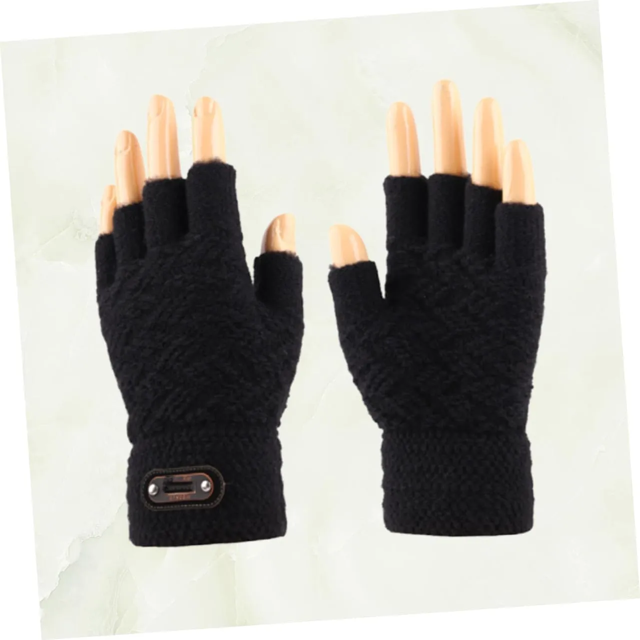 Windproof Gloves Snow Gloves for Men Warm Half Finger Glove Christmas Thicken Gloves Gym Gloves Women