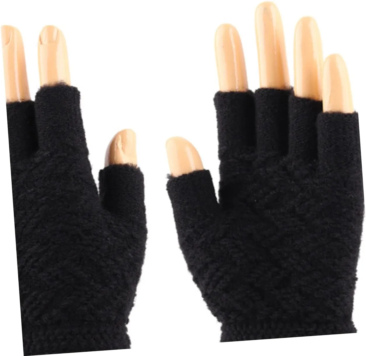 Windproof Gloves Snow Gloves for Men Warm Half Finger Glove Christmas Thicken Gloves Gym Gloves Women