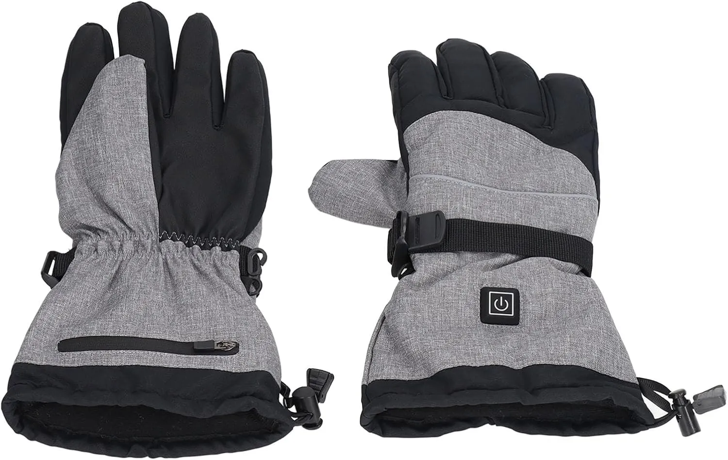 Winter Gloves for Men and Women - 1 Pair Electric Heated Gloves Smart One Size Electric Heating Mitten for Outdoor Winter Skiing