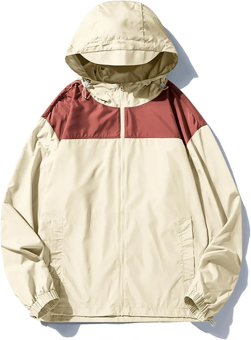 Women Men UPF 40  Light Jacket Full Zip Sun Protection Hoodie Long Sleeve Sun Shirts for Running Hiking Fishing