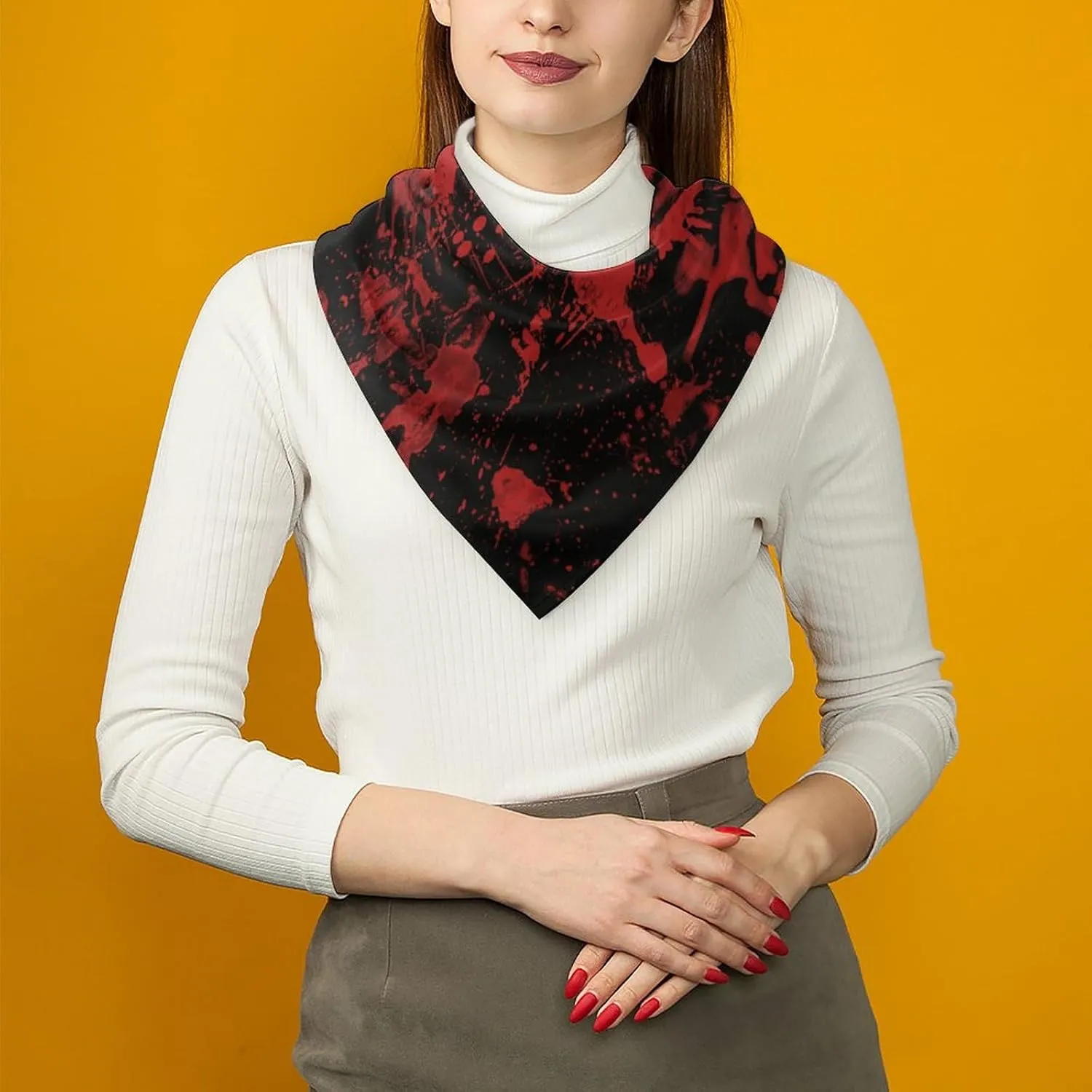 Women Silk Like Hair Scarf Head Sleeping Wrap Satin Headscarf