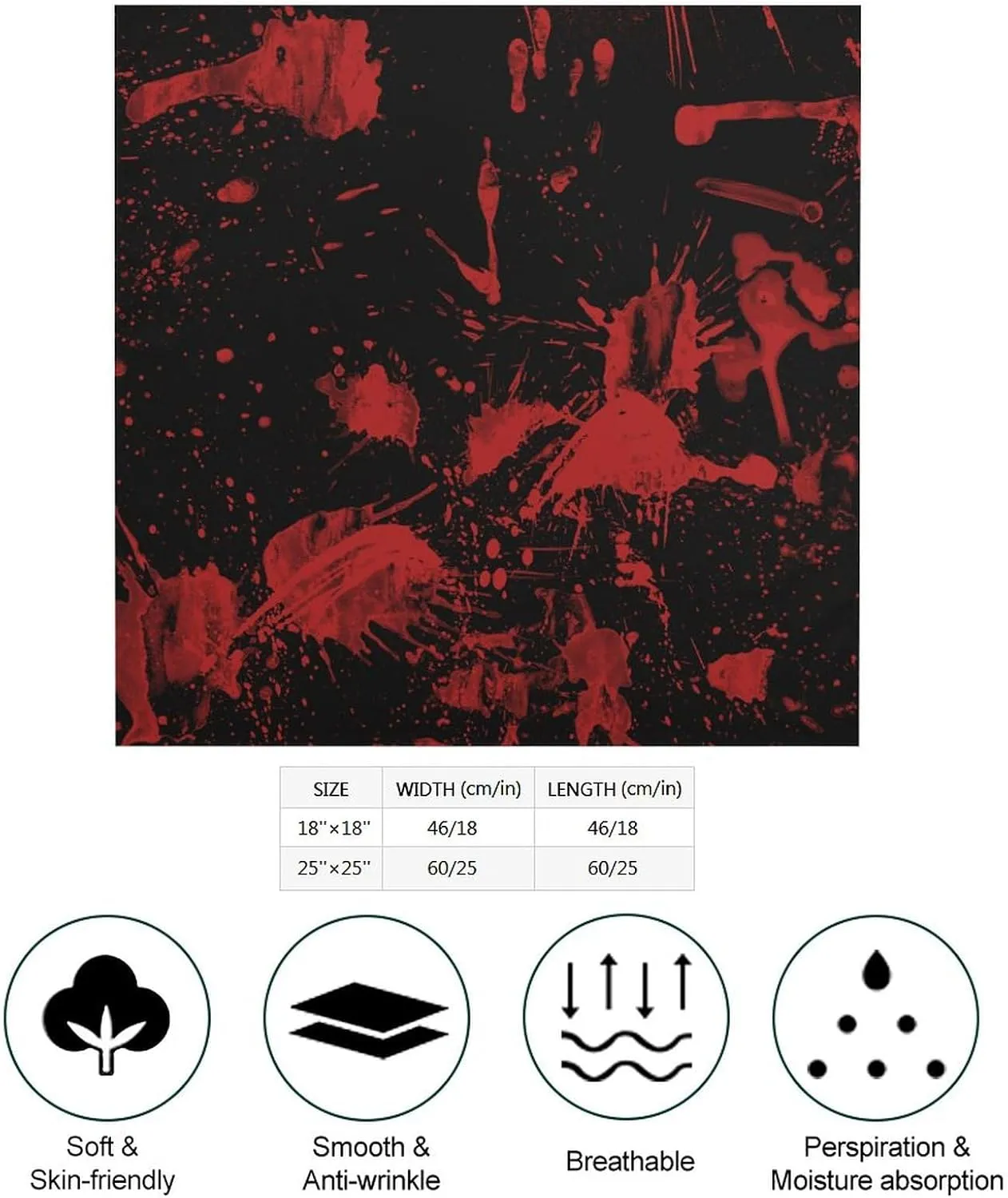 Women Silk Like Hair Scarf Head Sleeping Wrap Satin Headscarf