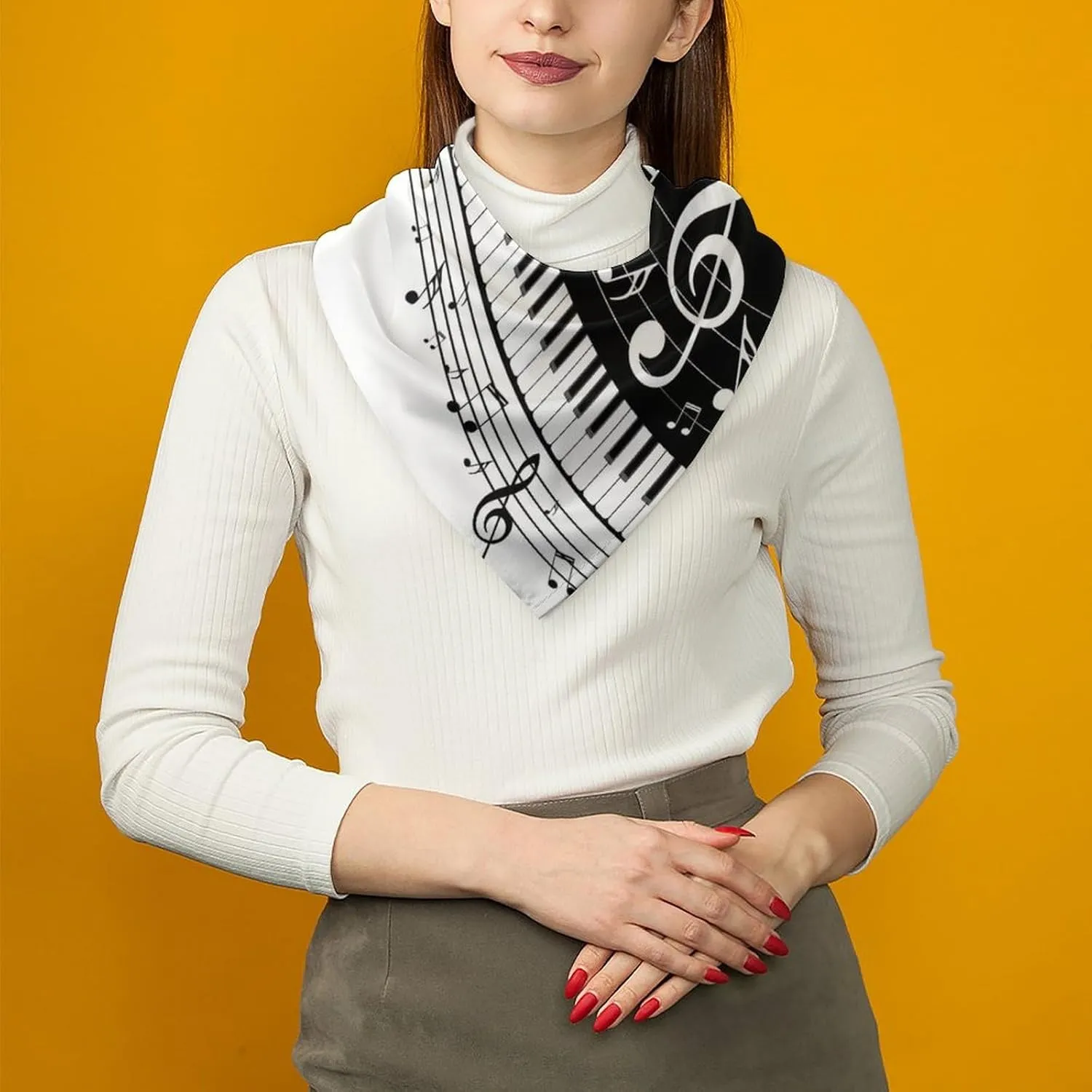 Women Silk Like Hair Scarf Head Sleeping Wrap Satin Headscarf