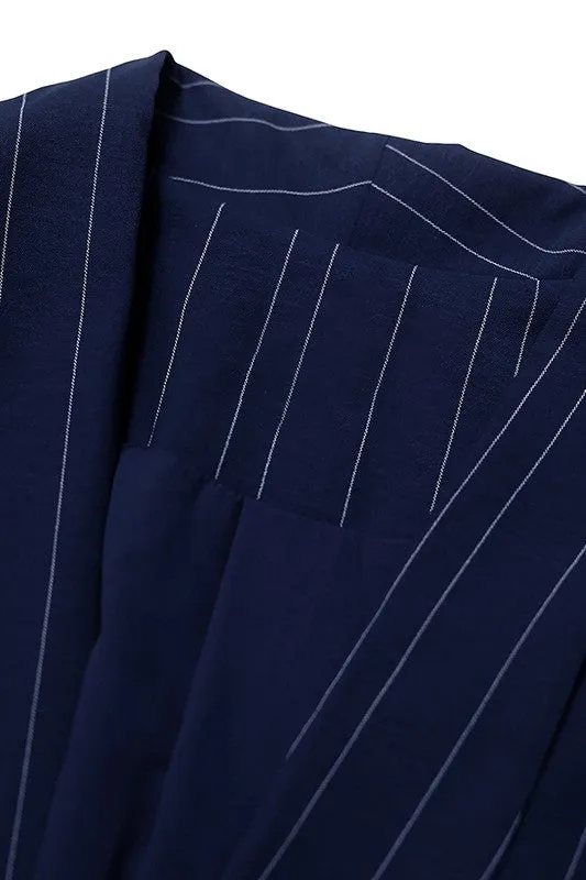 Women's Striped Blazer Jacket