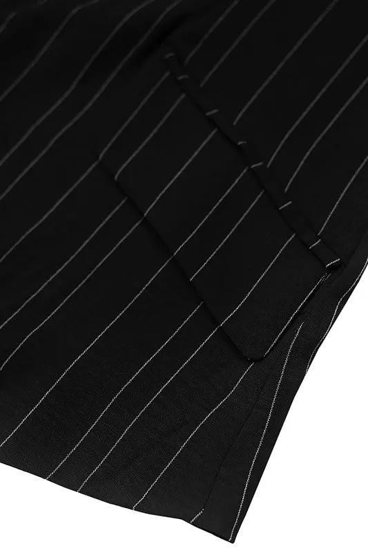 Women's Striped Blazer Jacket