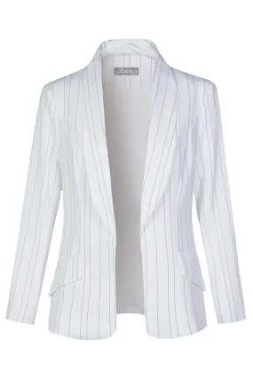 Women's Striped Blazer Jacket