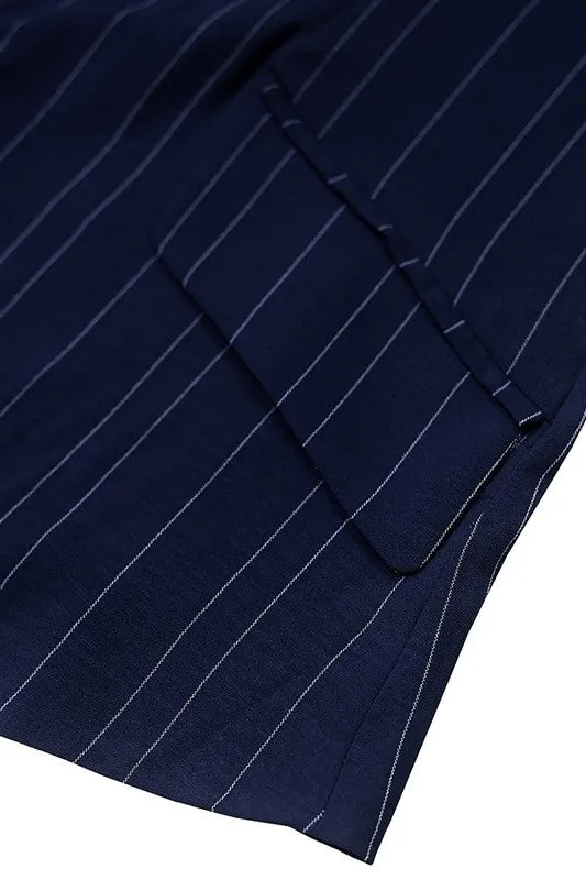 Women's Striped Blazer Jacket