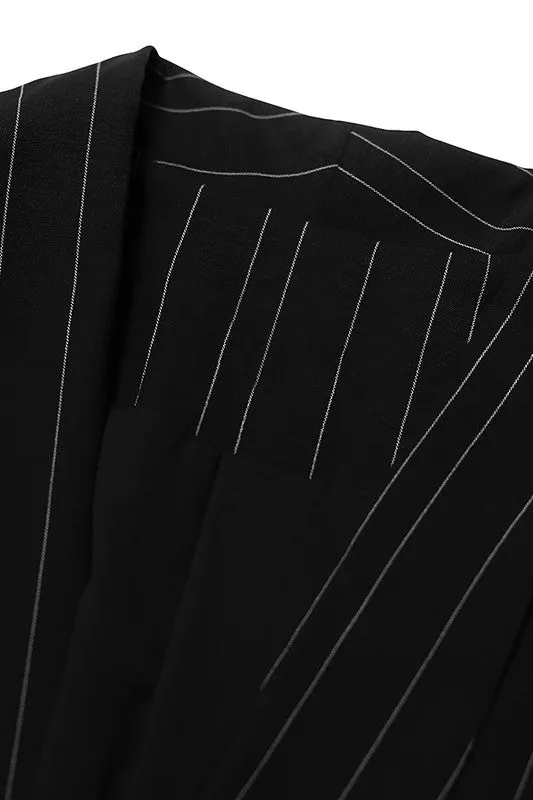 Women's Striped Blazer Jacket