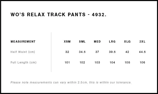 WO'S RELAX TRACK PANTS | 4932